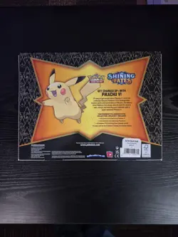 Pokemon TCG Shining Fates Pikachu V Collection Box - NEW FACTORY SEALED - Image 2