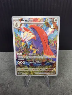 Braviary - 214/191 SV08: Surging Sparks - Illustration Rare Pokemon TCG NM - Image 1