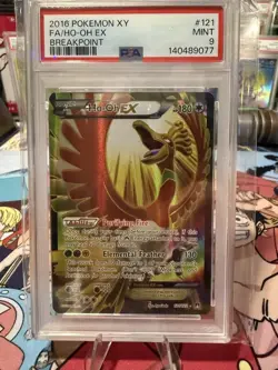 Pokemon PSA 9 Ho-Oh EX 121 Breakpoint - Image 1