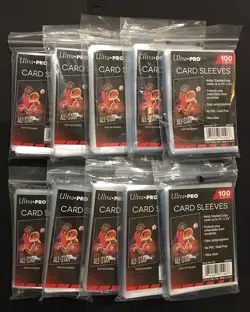 Ultra Pro 1000 card sleeves LOT 10 x 100 - Image 1