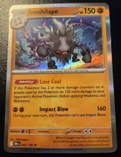 Annihilape 092/182 Holo Rare Scarlet & Violet: Destined Rivals Pokemon TCG - Image 1