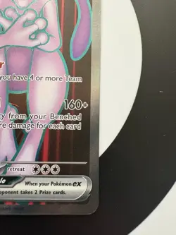 Pokemon TCG Team Rockets Mewtwo EX 213/182 Full Art Destined Rivals - Image 5
