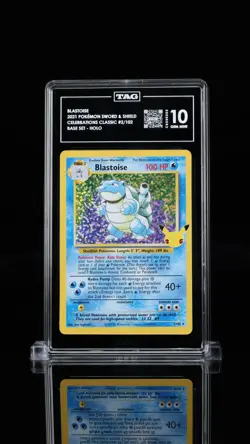 2021 Pokemon Celebrations Blastoise TAG 10 Classic Collection 2/102 - Image 1