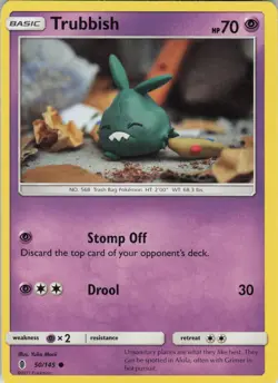 Trubbish 50/145 Common Guardians Rising Pokemon Near Mint - Image 1