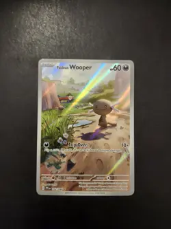 Pokemon TCG Paldean Wooper 102/094 - Illustration Rare IR - Phantasmal Flames NM - Image 3