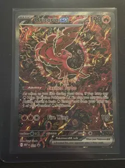 Pokemon Oricorio ex Me: Mega Evolution Promo 024 Promo Holo 190 HP Fire Wing - Image 1