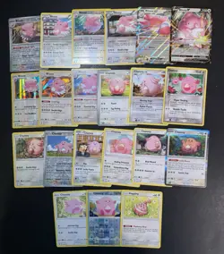 Pokemon Card Lot 21 Chansey Blissey Happiny Cards Holo Rare Vintage V EX - Image 1