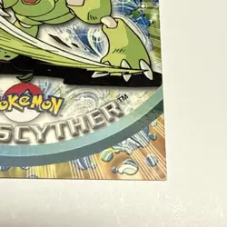 POKEMON TOPPS #123 SCYTHER NON-HOLO BLUE LOGO TV ANIMATION 2000 LP - Image 4