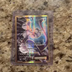Pokemon TCG Mewtwo EX (Full Art) 103/108 Evolutions Holo HP - Image 1
