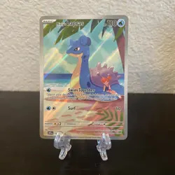 Pokemon TCG Misty's Lapras 194/182 Destined Rivals Full Art Illustration Rare - Image 1