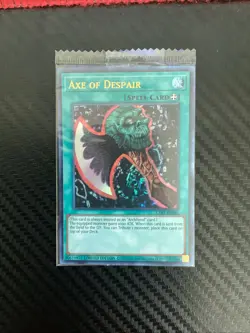 YUGIOH AXE OF DESPAIR LART-EN051 ULTRA LIMITED ED NM SEALED - Image 1