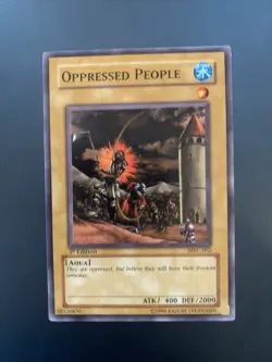 Yu-Gi-Oh! TCG Oppressed People 1st Edition MFC Ultra Rare MP - Image 1