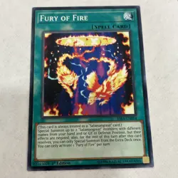 Yu-Gi-Oh! Konami Fury of Fire RIRA-EN054 Spell Rising Rampage 1st Edition - Image 1