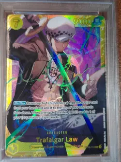 2025 One Piece OP10 Trafalgar Law Secret Rare SEC #119 PSA 10 GEM MINT - Image 3