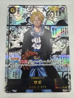 ONE PIECE Card Sabo OP13-120 SEC Manga Alt Art Carrying on His Will Japanese - Image 1