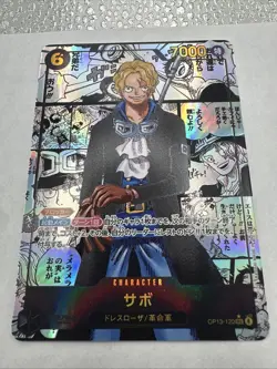 ONE PIECE Card Sabo OP13-120 SEC Manga Alt Art Carrying on His Will Japanese - Image 4
