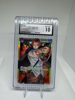 2022 One Piece Shanks Japanese Romance Dawn SEC OP01-120 TCG GEM MINT CGC 10 - Image 1