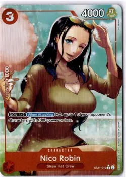 One Piece Nico Robin ST21-010 Alt Art Foil English - Image 1