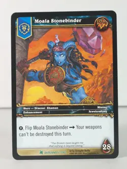 Moala Stonebinder - Fires of Outland - 5/246 - NM - Uncommon - B - Image 2