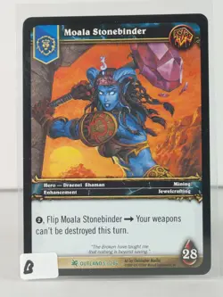 Moala Stonebinder - Fires of Outland - 5/246 - NM - Uncommon - B - Image 5