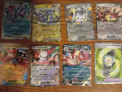 Nintendo Pokemon TCG EX Holo Card Lot - Zoroark, Miraidon, Lucario - 8 Cards - Image 1