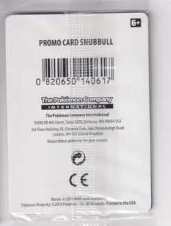 Snubbull SM200 Holo Pokemon Card Black Star Promo, Sealed Detective Pikachu - Image 2