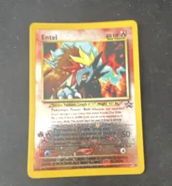 Pokemon Entei 34/53 Wotc Promo Basic Beast 80 HP Reverse Holo English Card - Image 1
