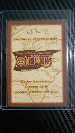 BANDAI One Piece Hyper Battle C288 MONKEY D LUFFY GOLD STAMPED SCARCE EARLY CARD - Image 2