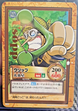 BANDAI One Piece Hyper Battle C185 USOPP GOLD STAMPED SCARCE EARLY CARD VINTAGE - Image 1