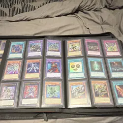Konami Yu-Gi-Oh! Phantom Darkness Mixed Card Lot w/ Binder, English Cards - Image 2