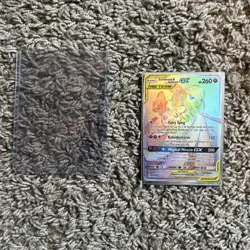 Pokemon TCG Gardevoir & Sylveon Rainbow Tag Team GX 225/214 Secret Rare Card - Image 5