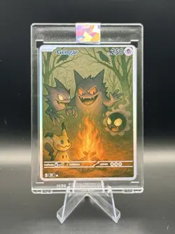 CUSTOM DISPLAY CARD Gengar gastly haunter mimikyu FOIL (nontcg) - Image 1