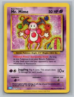 Mr. Mime 013/034 Holo Classic Collection Trading Card Game Classic Pokemon NM - Image 1