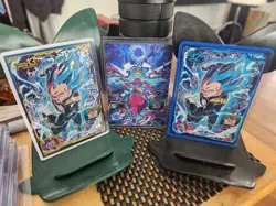 [3] Mint SSB Vegeta Super Dragon Ball Heroes Card ABS-06 10th Anniversary Card - Image 1