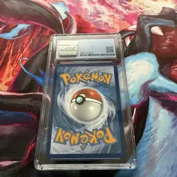 Pokemon TCG Umbreon VMAX Holo Secret Rare Card Evolving Skies 215/203 CGC 9 Blue - Image 2