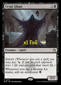 MTG Ravnica Remastered RVR Crypt Ghast MINT (SELECT) - Image 2