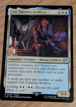 MTG Cid, Timerless Artificer Final Fantasy NM - Image 1