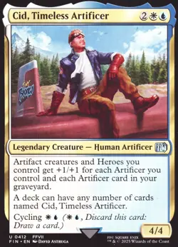 Cid, Timeless Artificer () U FINAL FANTASY 412 NM - Image 1