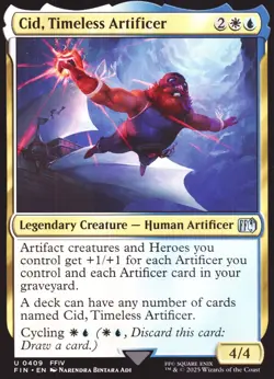 Cid, Timeless Artificer () U FINAL FANTASY 409 NM - Image 1