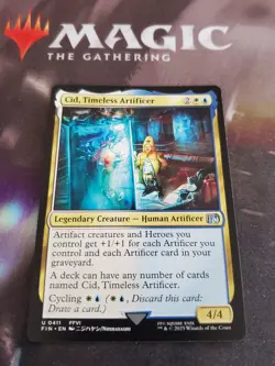 Mtg. Cid, Timeless Artificer. (0411) Final Fantasy. Pack Fresh - Image 1