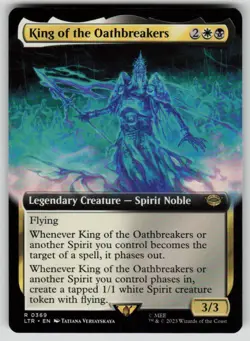 King of the Oathbreakers (Extended Art) The Lord of the Rings 369 MTG NM - Image 1