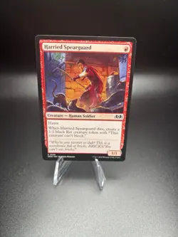 Harried Spearguard Wilds of Eldraine Regular - Image 1
