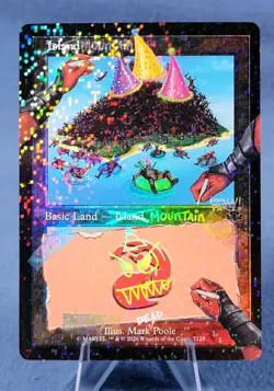 Mountain (IslandU) Secret Lair Deadpool Drop (Pool Party Confetti Foil) 🔮 A - Image 1