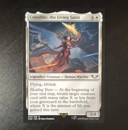 Magic The Gathering Celestine the Living Saint Rare Legendary Creature Warhamme… - Image 1