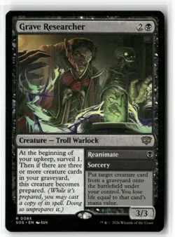 Grave Researcher Secrets of Strixhaven MTG MAGIC REGULAR NM - Image 1