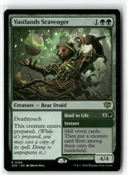 Vastlands Scavenger Secrets of Strixhaven MTG Magic NM Regular - Image 1