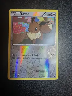 Pokemon Card - Eevee Dark Explorers 83/108 Reverse Holo Common - Image 1