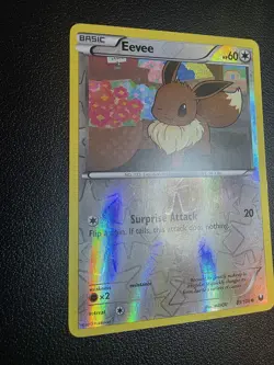 Pokemon Card - Eevee Dark Explorers 83/108 Reverse Holo Common - Image 3