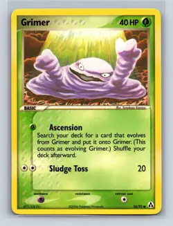 GRIMER 54/92 C LEGEND MAKER POKEMON LP - Image 1