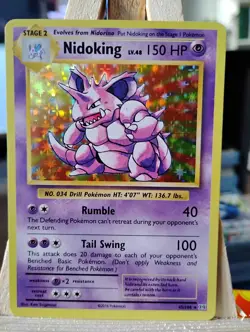 Nidoking 45/108 Evolutions Holo NM Pokemon Tcg - Image 1